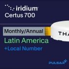 Iridium Certus 700 Land Latam Plans